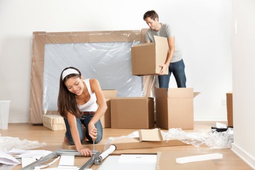 Removal team planning a flat move in Sydenham