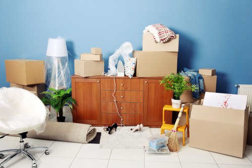 Fragile item packing by a Sydenham relocation team