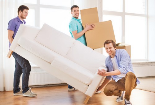 Local removals team handling furniture transport in Sydenham