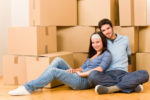 Careful packing and labeling for office removals